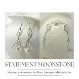 Flowing Statement Moonstone Set
