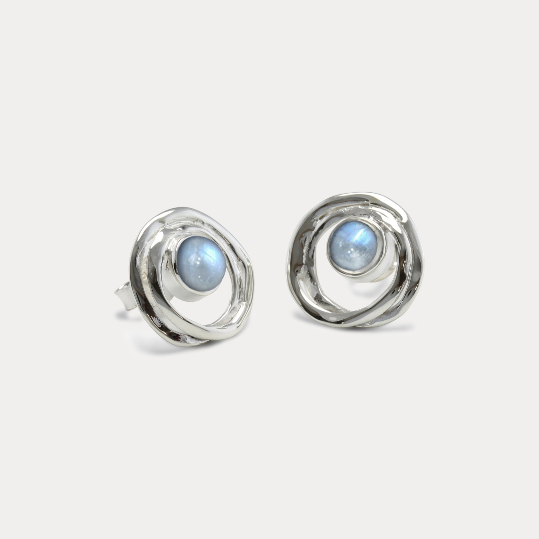Pandora grey 2025 pearl earrings