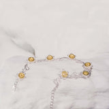 Daffodil Bloom Pendant, Bracelet and Earrings Set