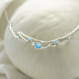 Flowing Statement Fire Opal Necklace and Bangle Set