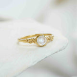 Moonstone Gold Vermeil Ring