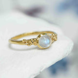 Moonstone Gold Vermeil Ring