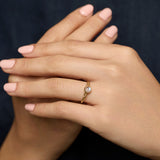 Moonstone Gold Vermeil Ring