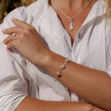 Daffodil Bloom Pendant, Bracelet and Earrings Set