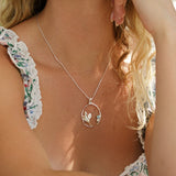 Riviera Pearl And Blue Topaz Pendant