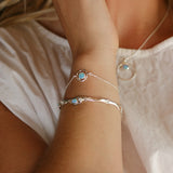 Dainty Opal Chain Bracelet