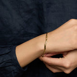 Organic Flow Gold Vermeil Bangle