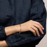Sterling Silver and Gold Bangle