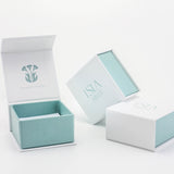 Handmade Sterling Silver Sapphire Stud Earrings