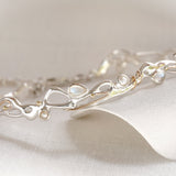 Flowing Moonstone and Pearl Bracelet