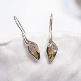 Sterling Silver Lily Earrings