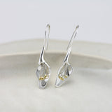 Sterling Silver Lily Earrings
