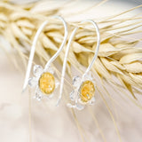 Daffodil Bloom Drop Earrings