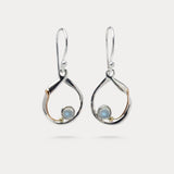 Elegant Rainbow Moonstone Earrings