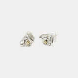 Contemporary Floral Stud Earrings