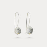 Sterling Silver Lilypad Drop Earrings