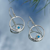 Silver Opal Earrings