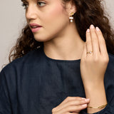 Organic Flow Gold Vermeil Bangle
