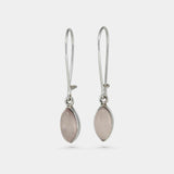 Sterling Silver Rose Quartz Earrings