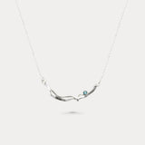 Riviera Sterling Silver Blue Topaz Necklace