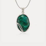 Sterling Silver Chrysocolla Pendant
