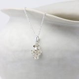 Handmade Dainty Flower Sterling Silver Pendant