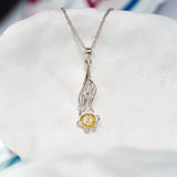Daffodil Bloom Pendant, Bracelet and Earrings Set