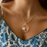 Riviera Pearl And Blue Topaz Pendant