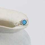 Handmade Opulent Blue Opal Ring