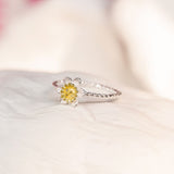 Dainty Daffodil Bloom Ring