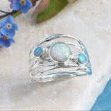 Trio of Opal Statement Ring
