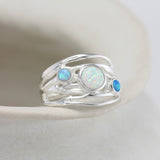 Trio of Opal Statement Ring