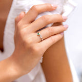 Dainty Emerald Ring