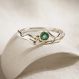 Dainty Emerald Ring