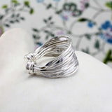 Sterling Silver Multi Banded Ring