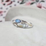 Sterling Silver Fire Opal Ring