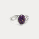 Sterling Silver Purple Mohave Turquoise Ring