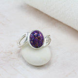 Sterling Silver Purple Mohave Turquoise Ring