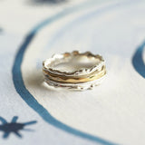 Mixed Metal Dual Spinning Ring