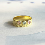 Chalcedony Gold Ring