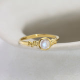 Moonstone Gold Vermeil Ring