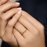 Gold Vermeil Dainty Gemstone Ring