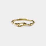 Dainty Organic Flow Gold Ring