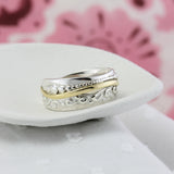 Handmade Silver and Brass Statement Ring