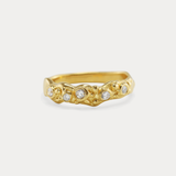 Organic Lab-Grown Diamond 18KT Gold Ring