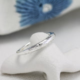 Hammered Sterling Silver Ring