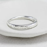 Hammered Sterling Silver Ring