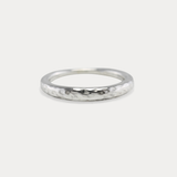 Hammered Sterling Silver Ring