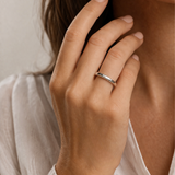 Hammered Sterling Silver Ring