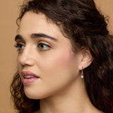 Aventurine Sterling Silver Earrings